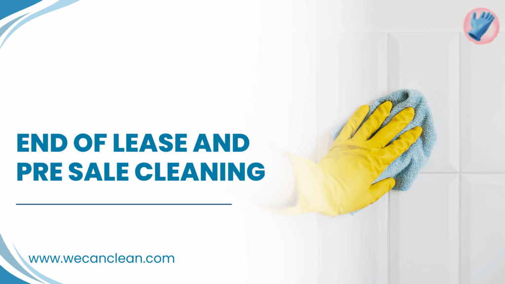 Deep end of lease cleaning with guaranteed results
