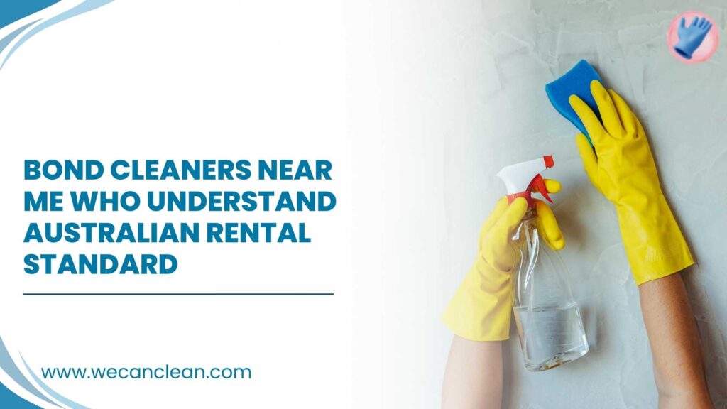 Bond Cleaners Near Me are deep cleaning a rental kitchen to meet landlord standards.
