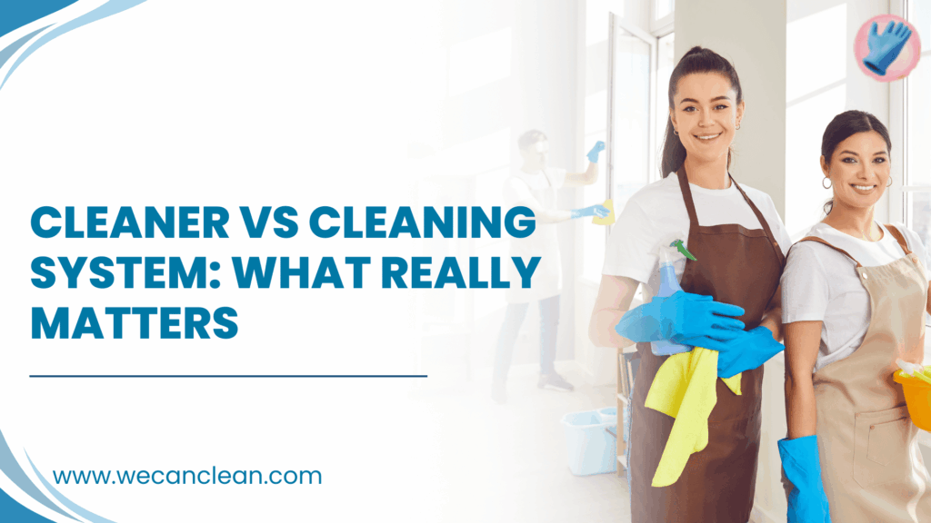 Difference between cleaner and cleaning system explained