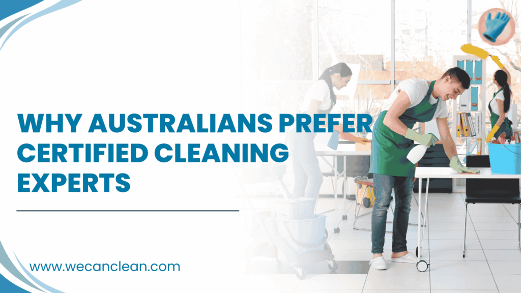 Certified cleaning experts using professional cleaning equipment