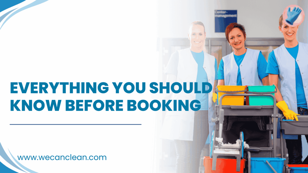 First professional clean by experienced cleaners