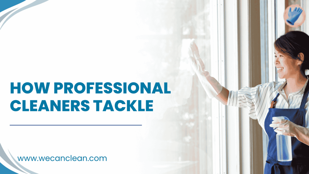 Experienced cleaners using professional equipment