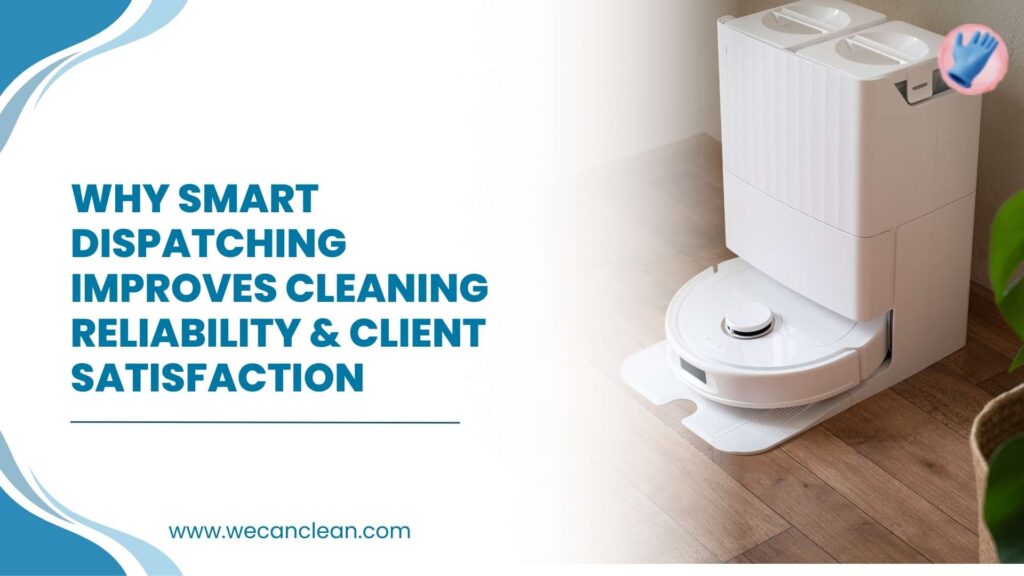 Smart Dispatching system assigning cleaning crews efficiently in real time