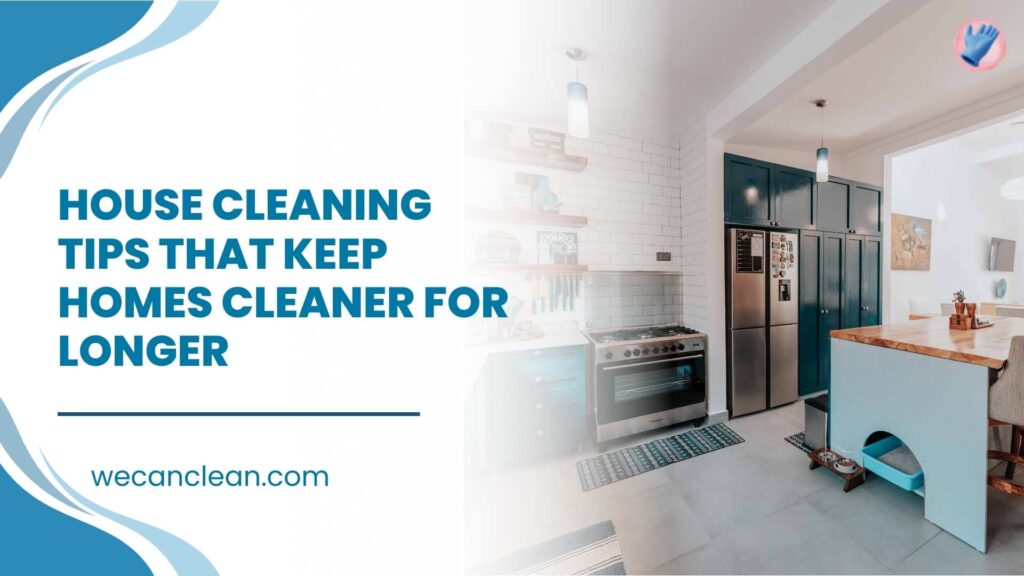 House Cleaning Tips And Tricks being applied in a modern living room.