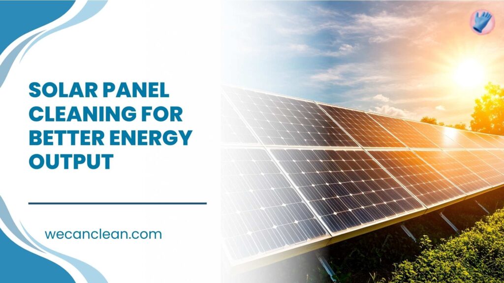 Solar Panel Cleaning removes dust and debris that block sunlight.